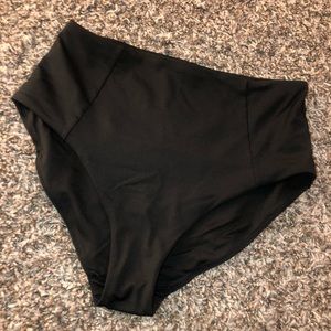 h&m | Black High-waisted bikini bottoms